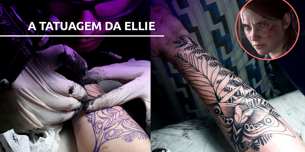 TATUEI A MESMA TATUAGEM DA ELLIE DO THE LAST OF US PART II OLHA O RESULTADO  !!! 