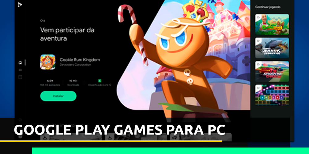 Versão beta do Google Play Games para PC chega ao Brasil e mais países